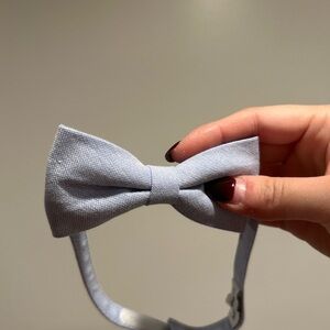 Janie and Jack Soft Blue Kids Bow Tie